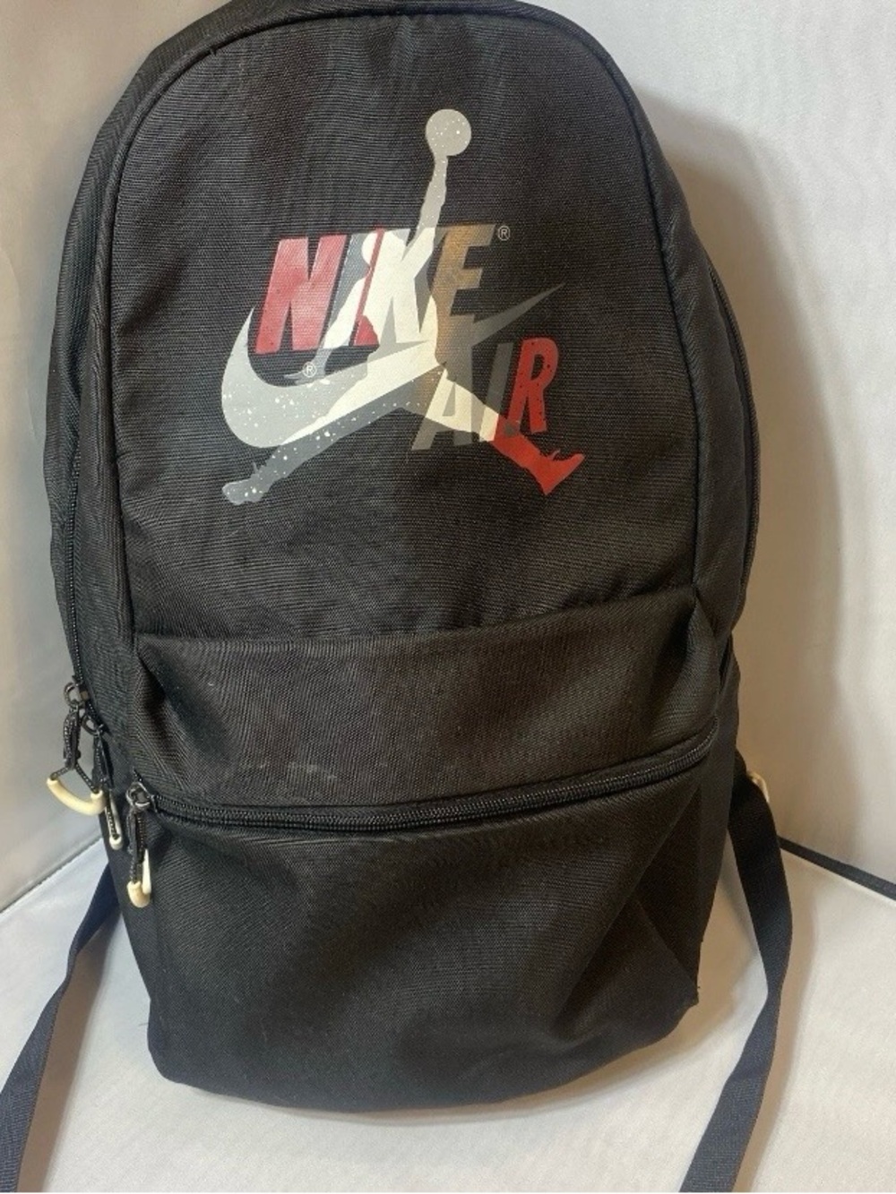 Jordan Jumpman Backpack Black Red Boy's Large Fits 13 Inch Laptop Pre Owned